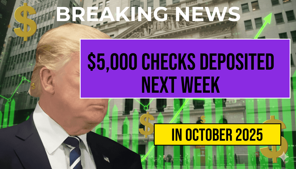 $5,000 Checks Depositing into Bank Accounts Next Week for Eligible Group