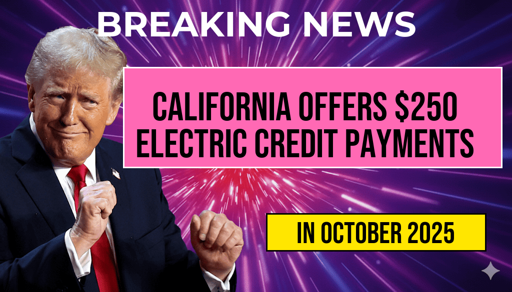 California Announces Direct Payments of Up to $250 to Over 11.5 Million Households Receiving Electric Credits with Minimal Action Required