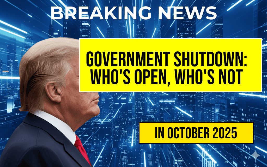 Government Shutdown Underway: Agency-by-Agency Breakdown of Who Is Operating and Who Is Not, Including Social Security, IRS, Defense, and TSA