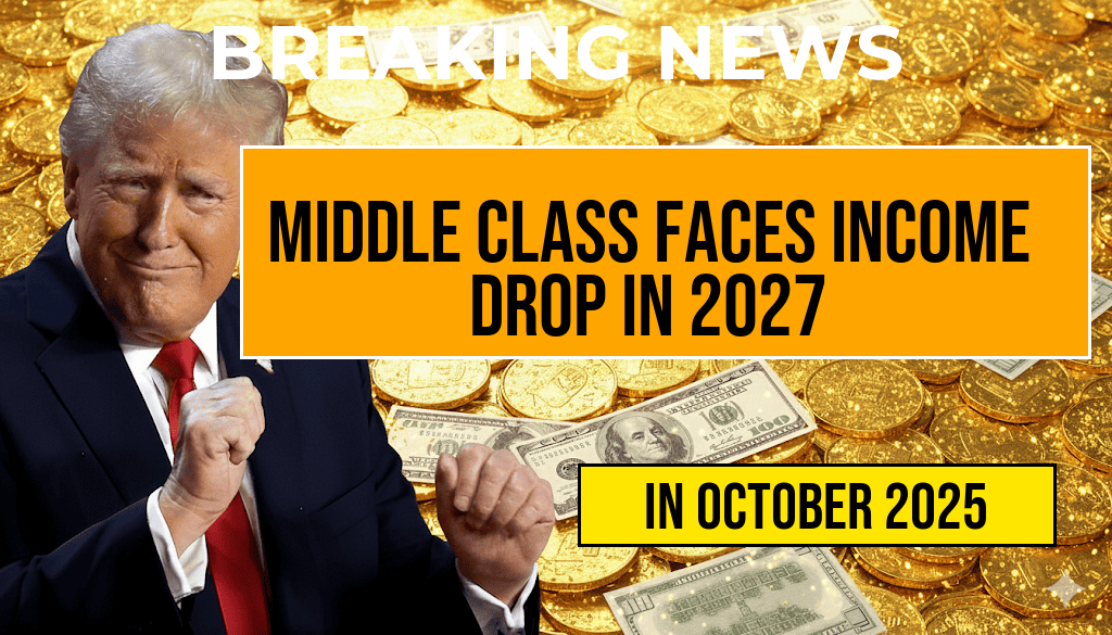 Middle Class Under Threat: New Policies Could Reduce Average Income by $1,300 in 2027