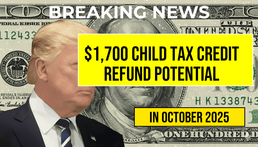 Potential Refund of Up to $1,700 from Child Tax Credit Could Boost Your Finances