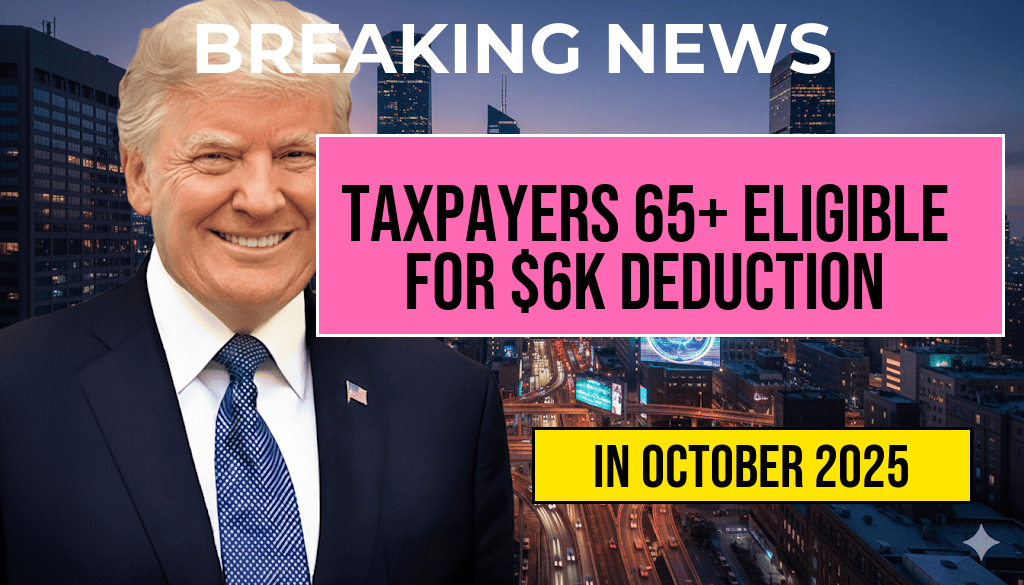 Senior Taxpayers Age 65+ Eligible for Additional $6,000 Deduction in 2025