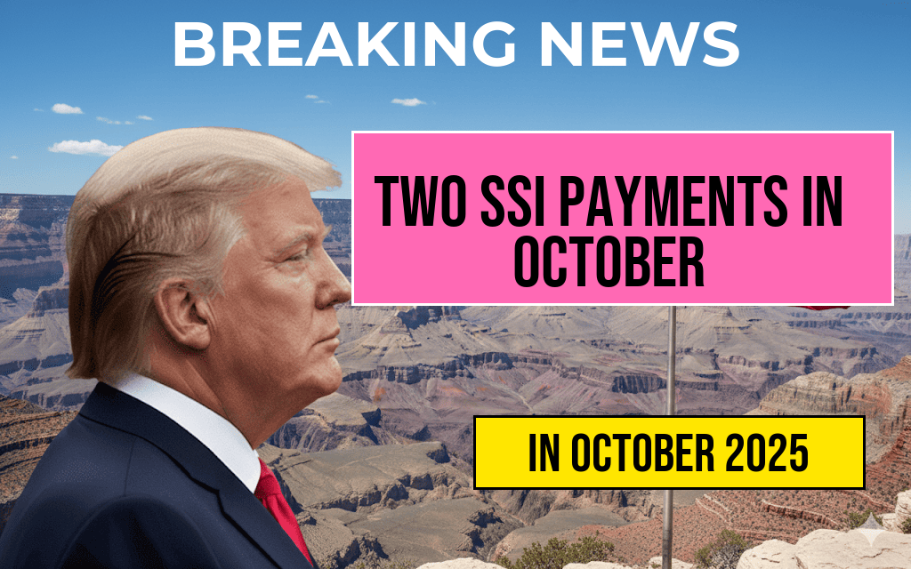 Social Security to Issue Two SSI Payments in October